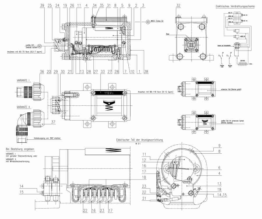 Anzeigevorrichtung 110V AV 50-09/I